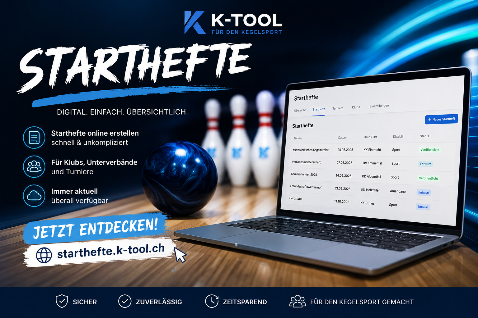 Zum Startheft-Tool